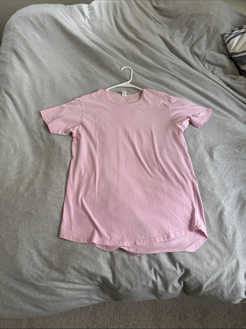 Men's Pink Crew Neck T-Shirt